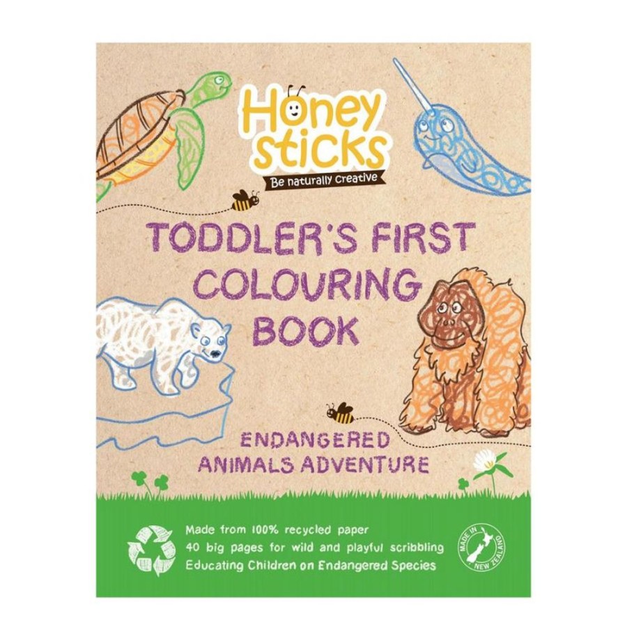 Home Honeysticks | Honeysticks Colouring Book | Endangered Animals