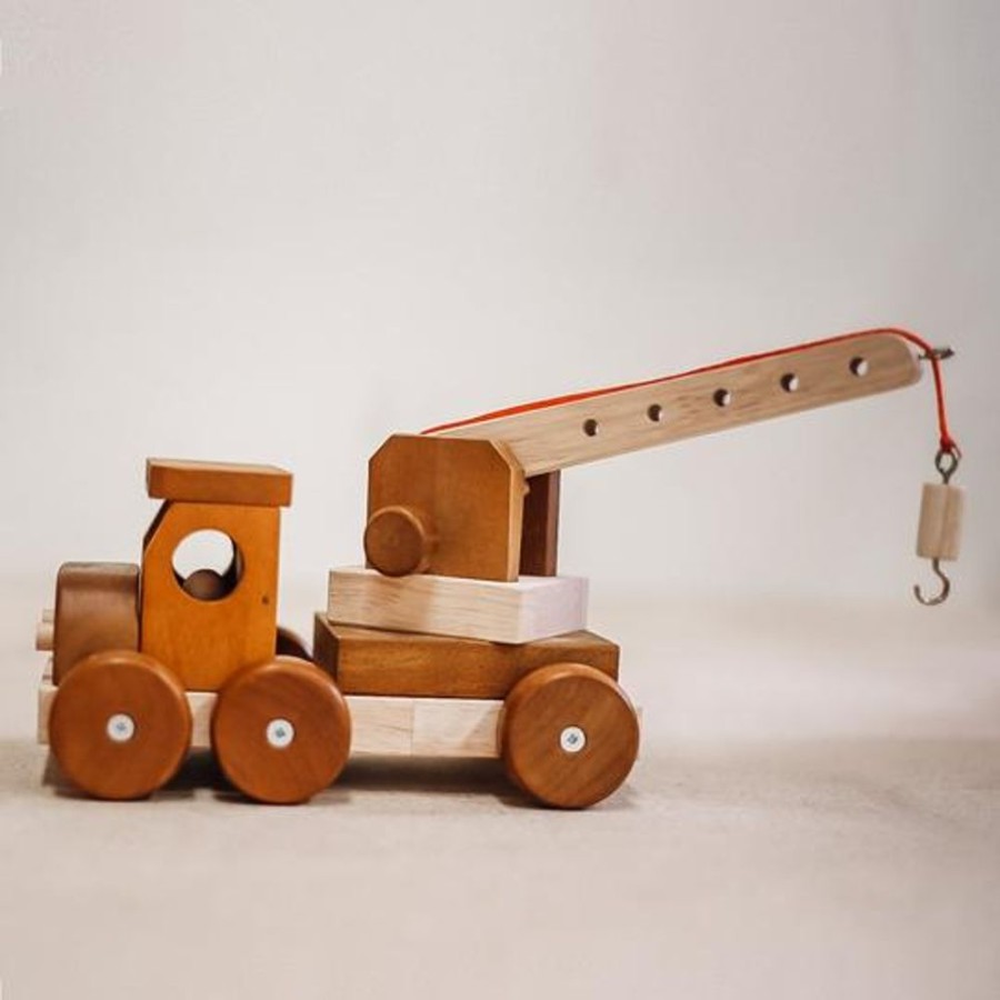 Play Q Toys | Qtoys | Natural Wooden Crane