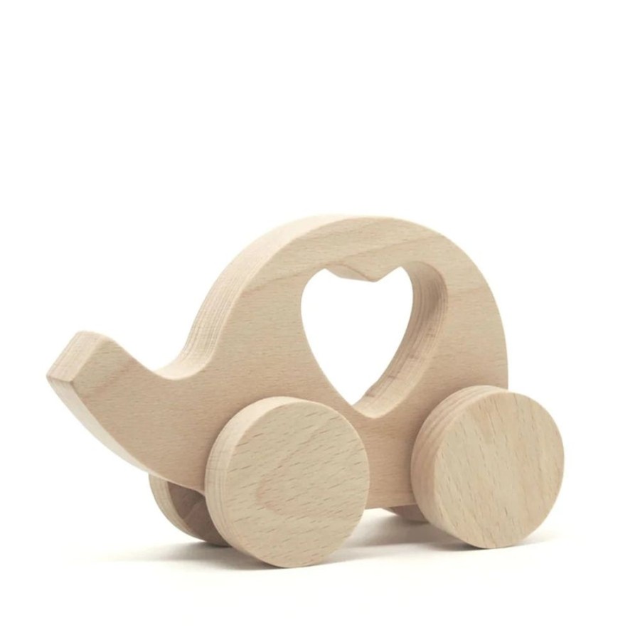 Play Loch Ness Toys | Loch Ness Toys | Wooden Push Along Elephant Car