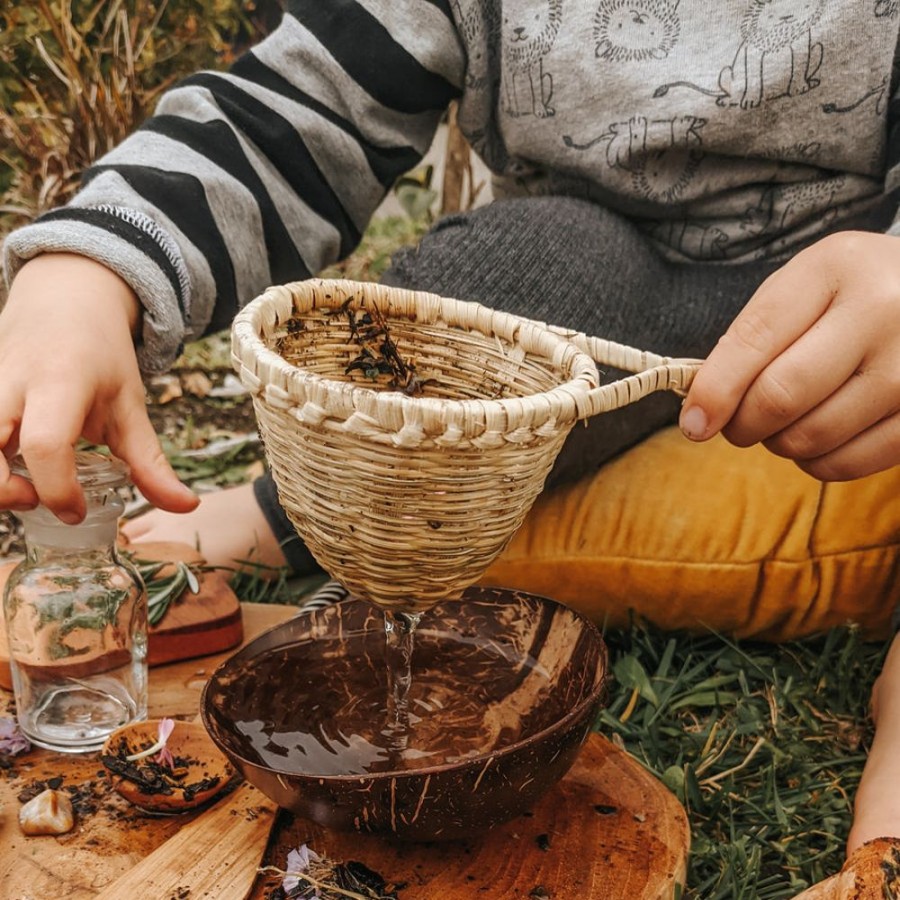 Educational Resources Artisans of Batur Village | Bamboo Potion Strainer Scoop