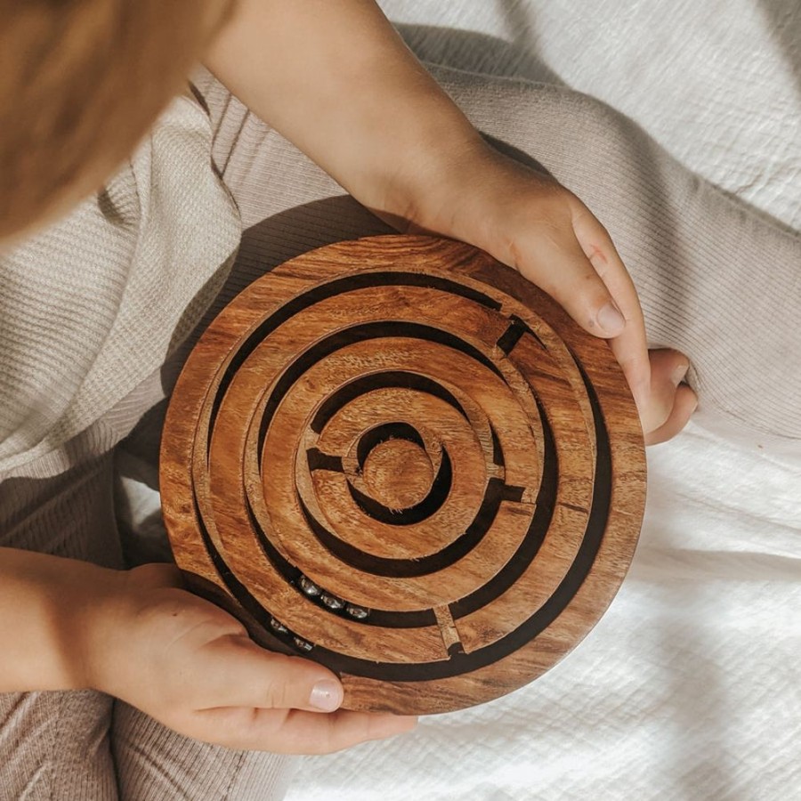 Educational Resources Matr Boomie | Wooden Circle Labyrinth