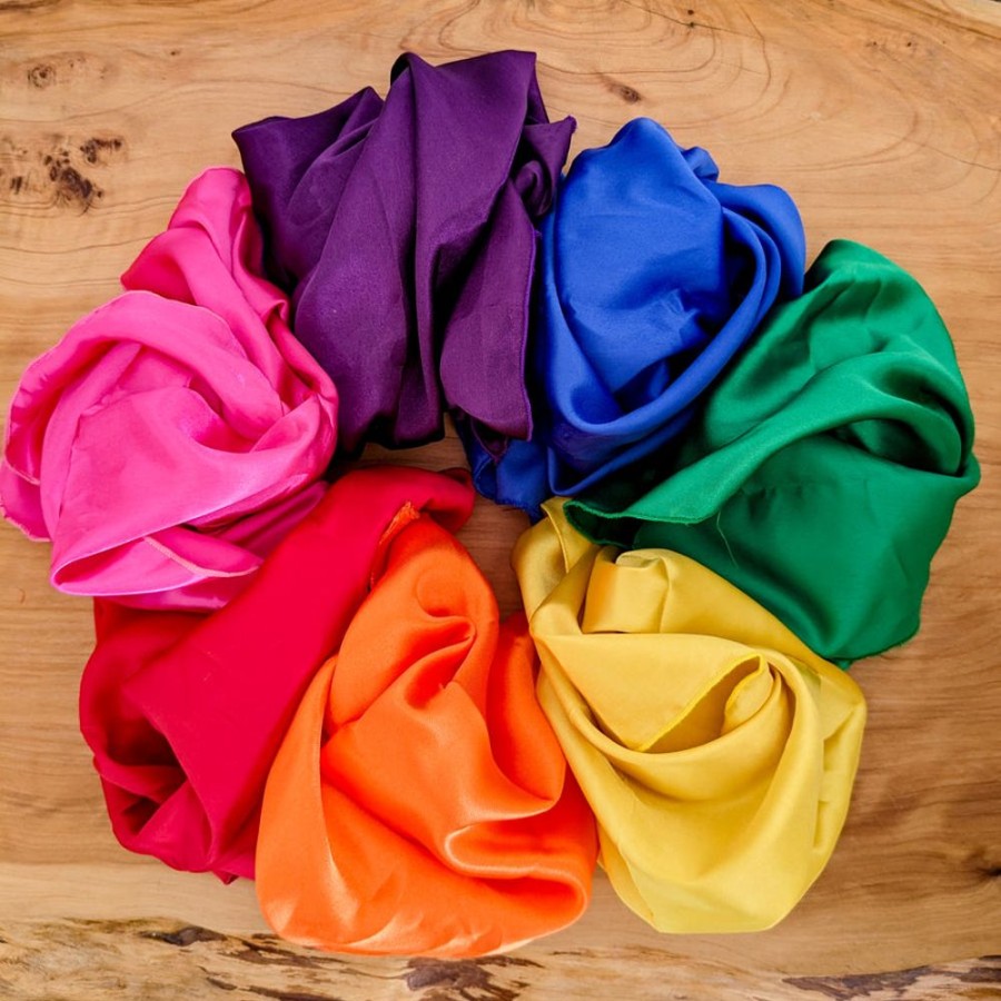 Play Artisans of Batur Village | Play Scarves | Rainbow Set Of 7