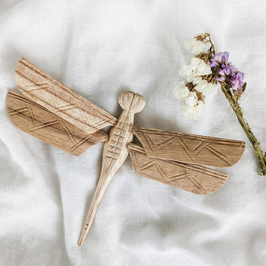 Play Artisans of Batur Village | Natural Wooden Dragonfly