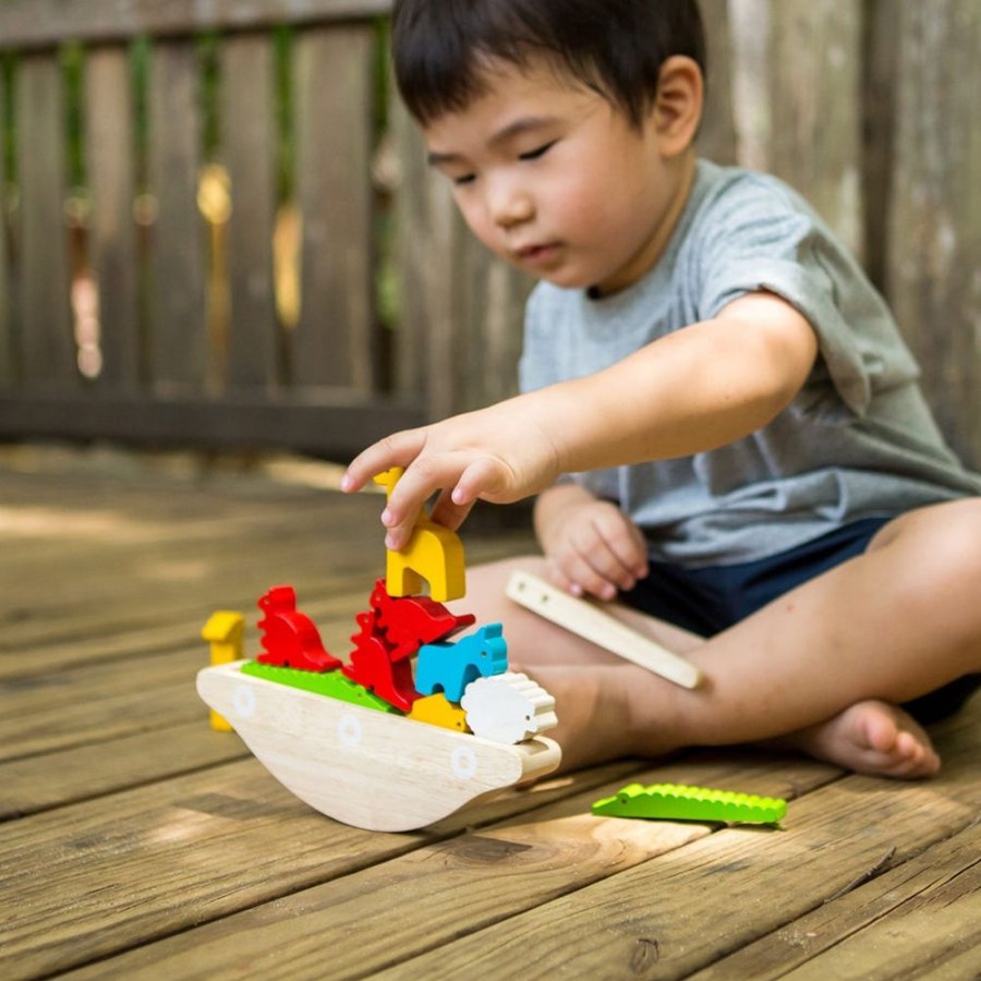 Play PlanToys | Eco Wooden Balancing Boat Game