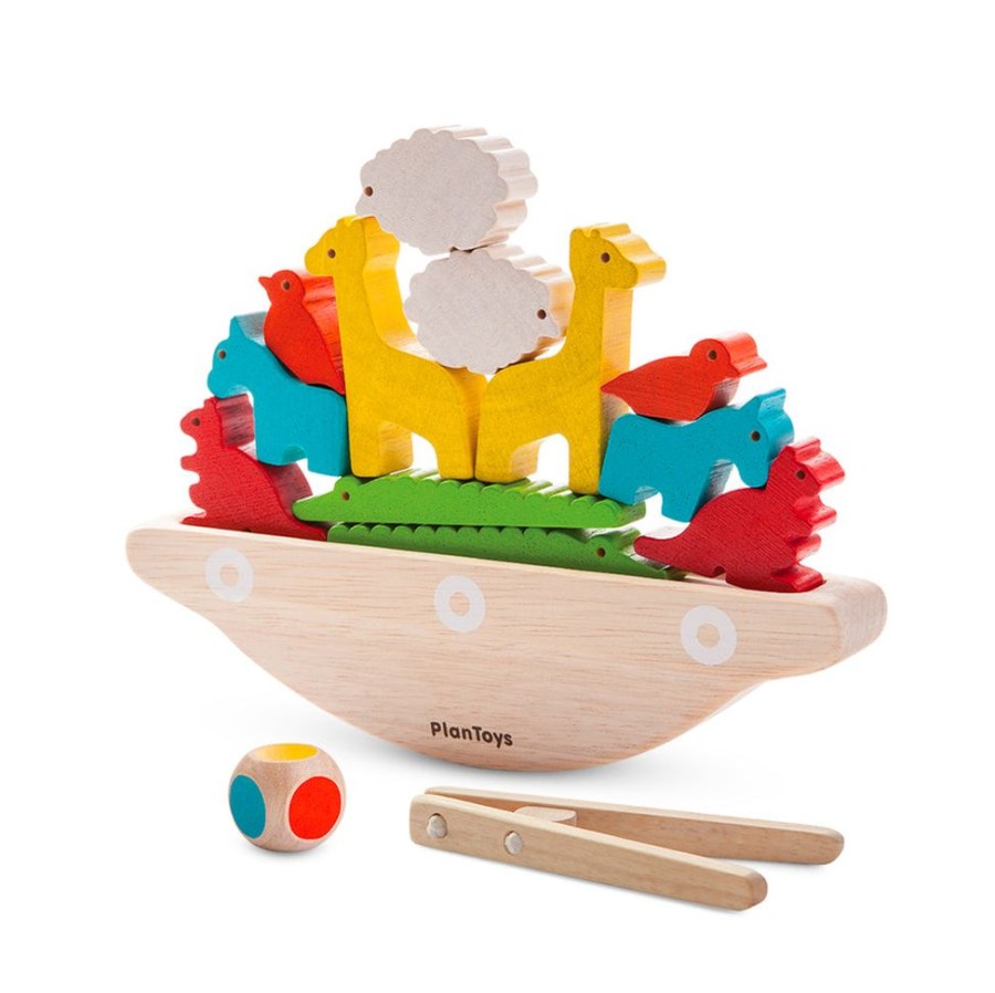 Play PlanToys | Eco Wooden Balancing Boat Game