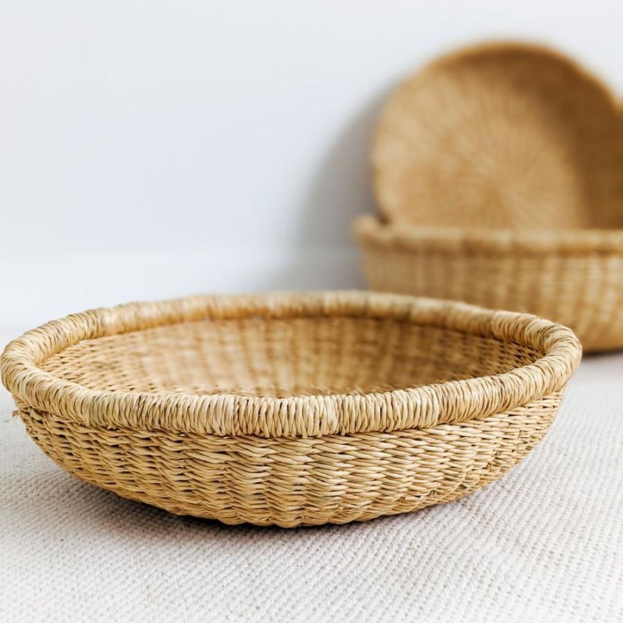 Educational Resources Artisans of Bolgatanga | Round Bolga Basket Trays