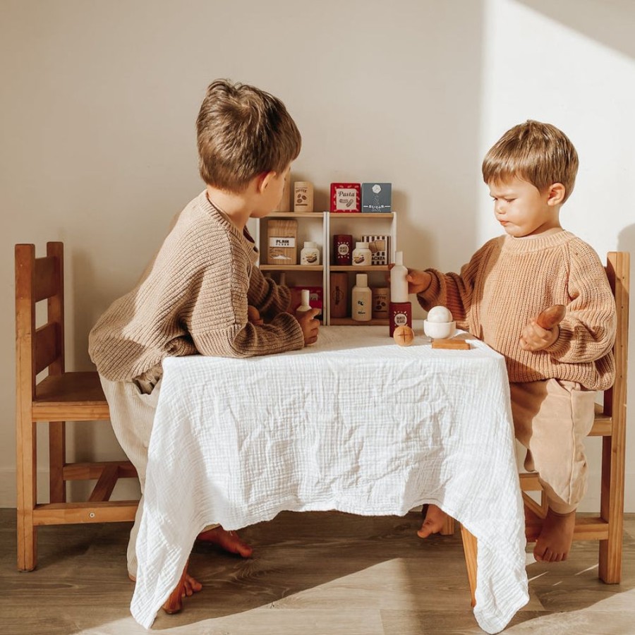 Play Blue Ribbon | Eco Wooden Grocery Crate