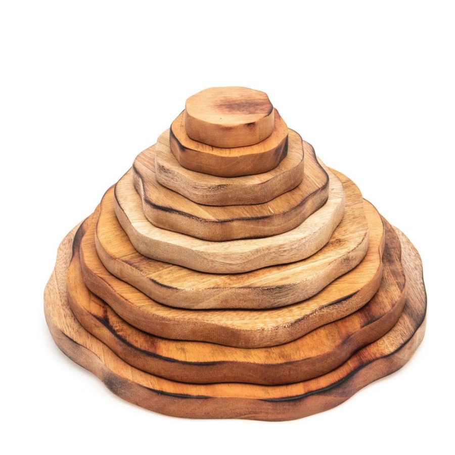 Play Papoose Toys | Stacking Plate Pyramid