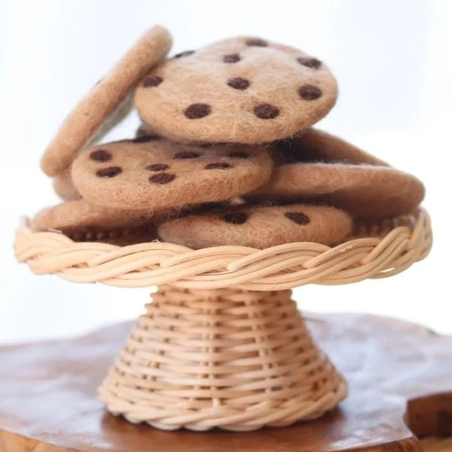 Play Juni Moon | Felt Food | Chocolate Chip Cookie Sets