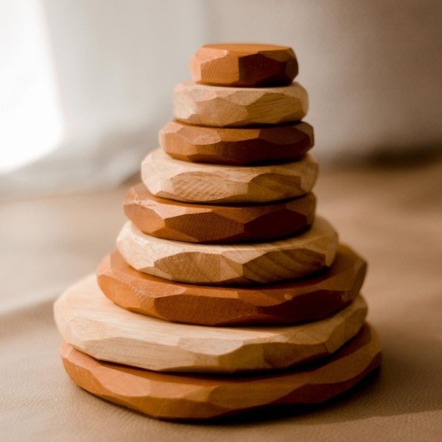 Educational Resources Q Toys | Qtoys | Two Tone Stacking Stones