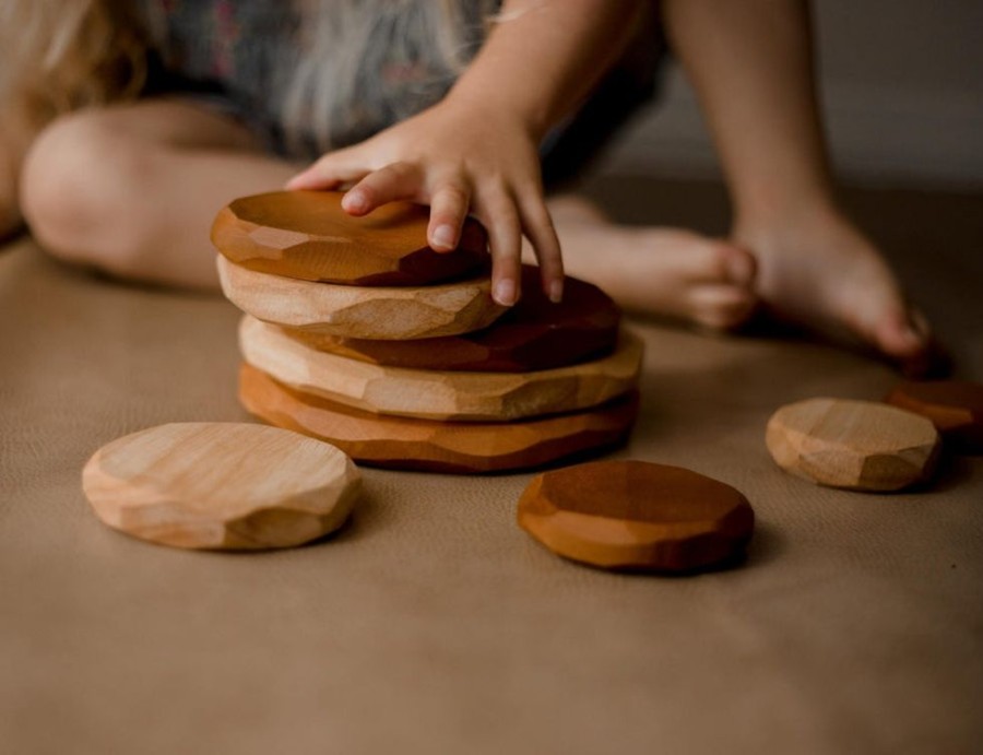 Educational Resources Q Toys | Qtoys | Two Tone Stacking Stones