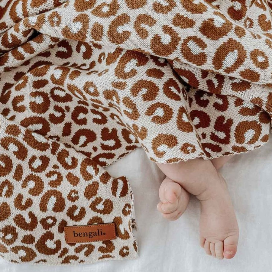 Play Bengali | Heirloom Baby Blanket - Leopard Spots