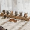 Educational Resources Artisans of Batur Village | Wooden Paint Tray With Glass Jars