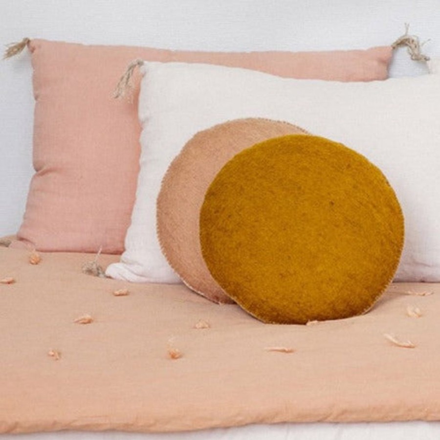 Home Muskhane France | Muskhane Felt Smarties Cushions | Two Colours