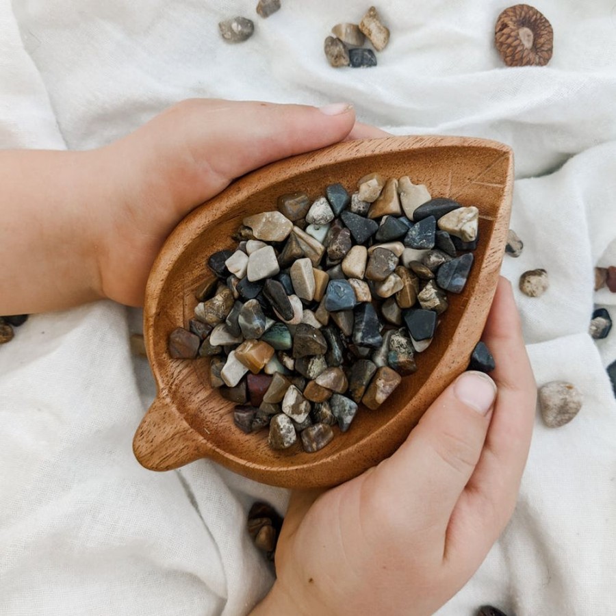 Play Sasha | Wooden Leaf Scoop Dish