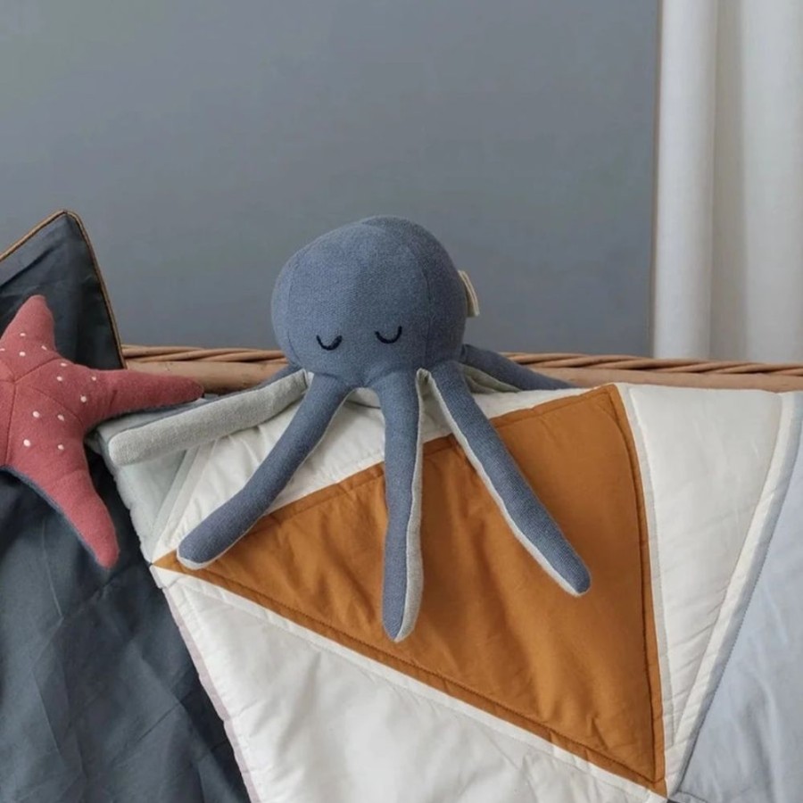 Play Fabelab | Fabelab | Organic Cotton Octopus Rattle (2 Colours)