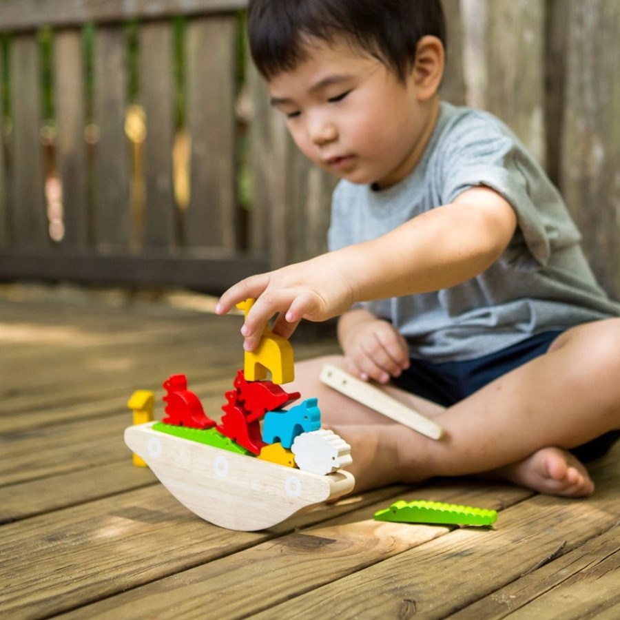 Play PlanToys | Eco Wooden Balancing Boat Game