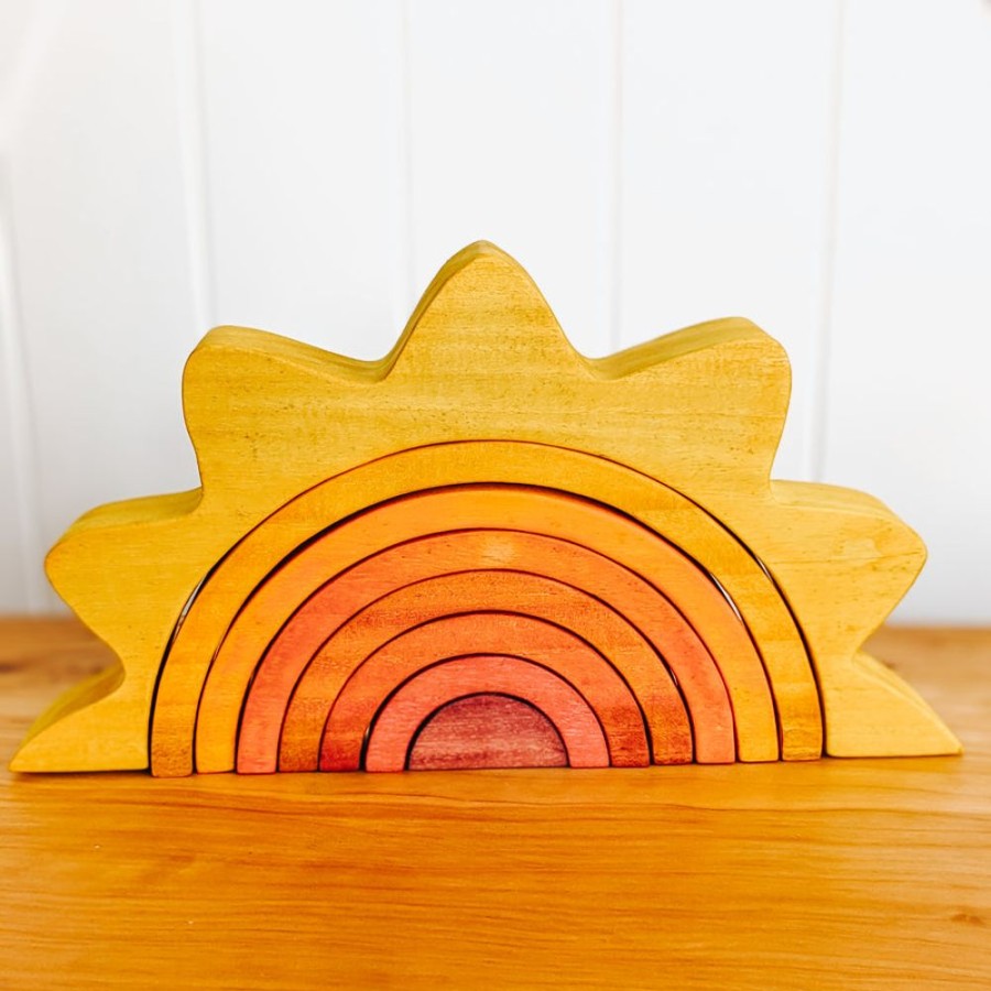 Play Artisans of Batur Village | Large Wooden Sun Stacker