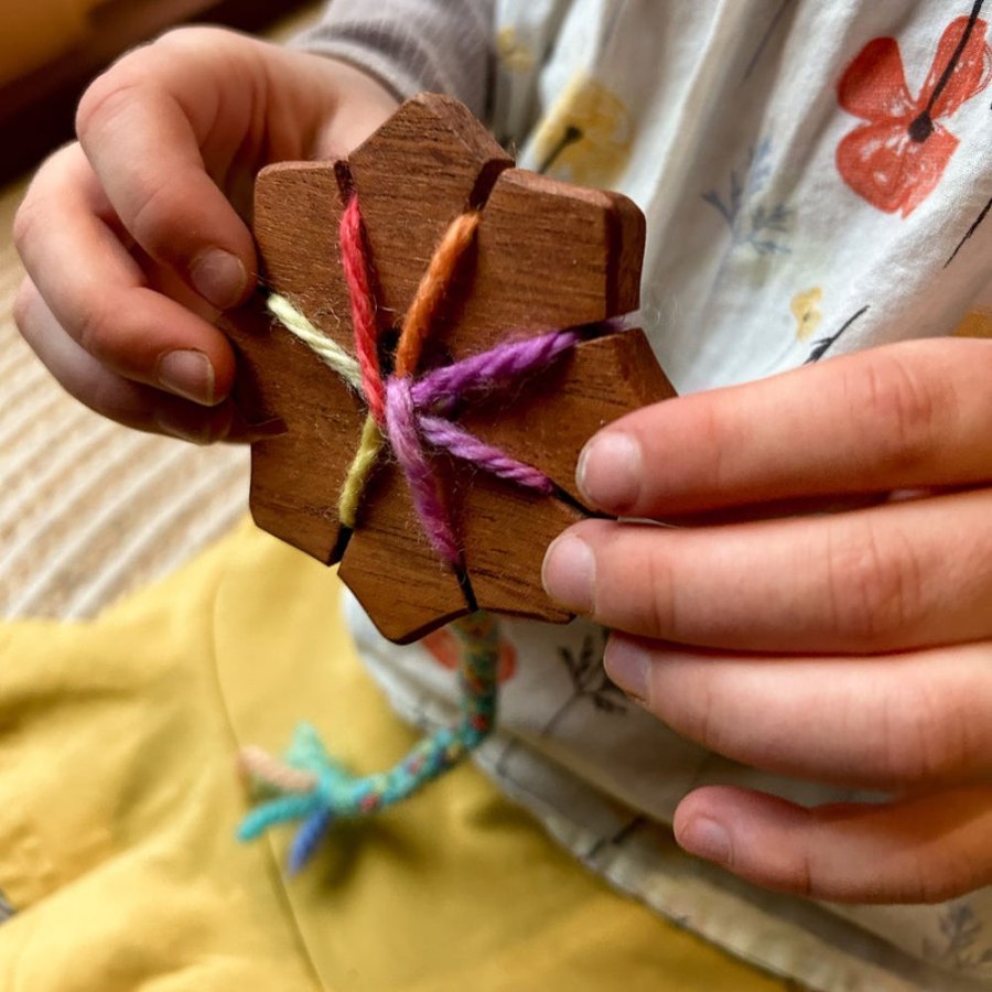 Play Artisans of Batur Village | Etoile Wooden Braiding Star Loom