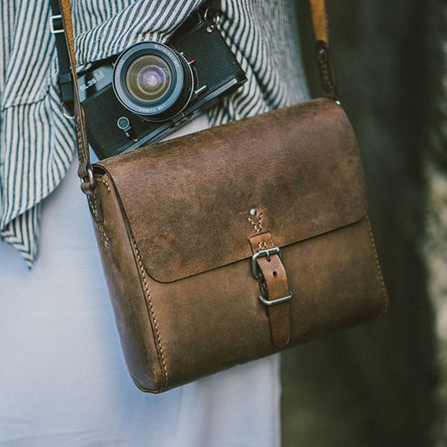 Home The Loyal Workshop | The Companion Satchel: Vintage Brown