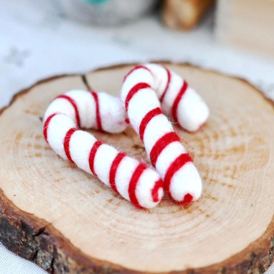 Play Tara Treasures | Felt Food | Christmas Candy Canes