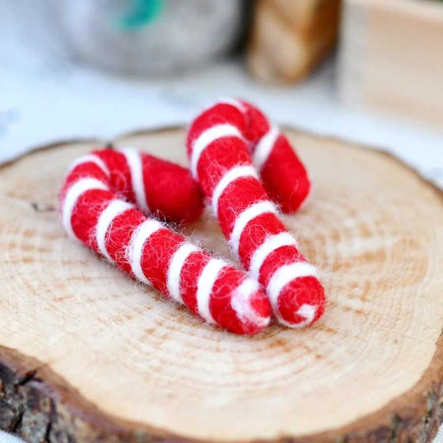 Play Tara Treasures | Felt Food | Christmas Candy Canes