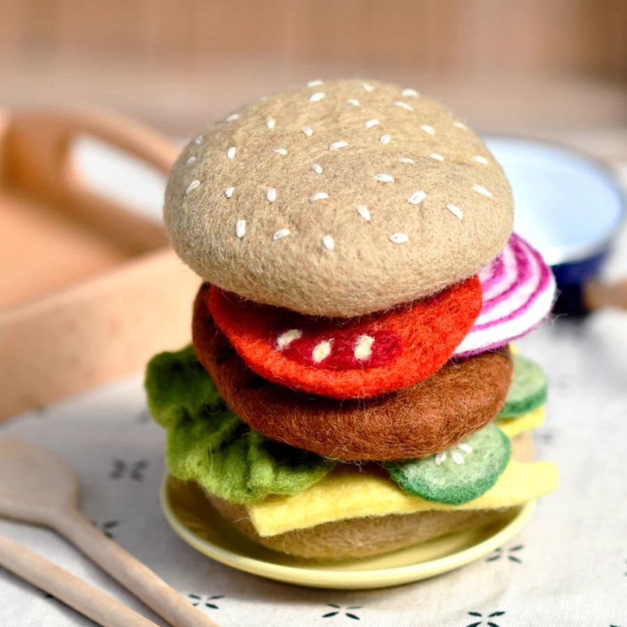 Play Tara Treasures | Felt Food | Burger Set