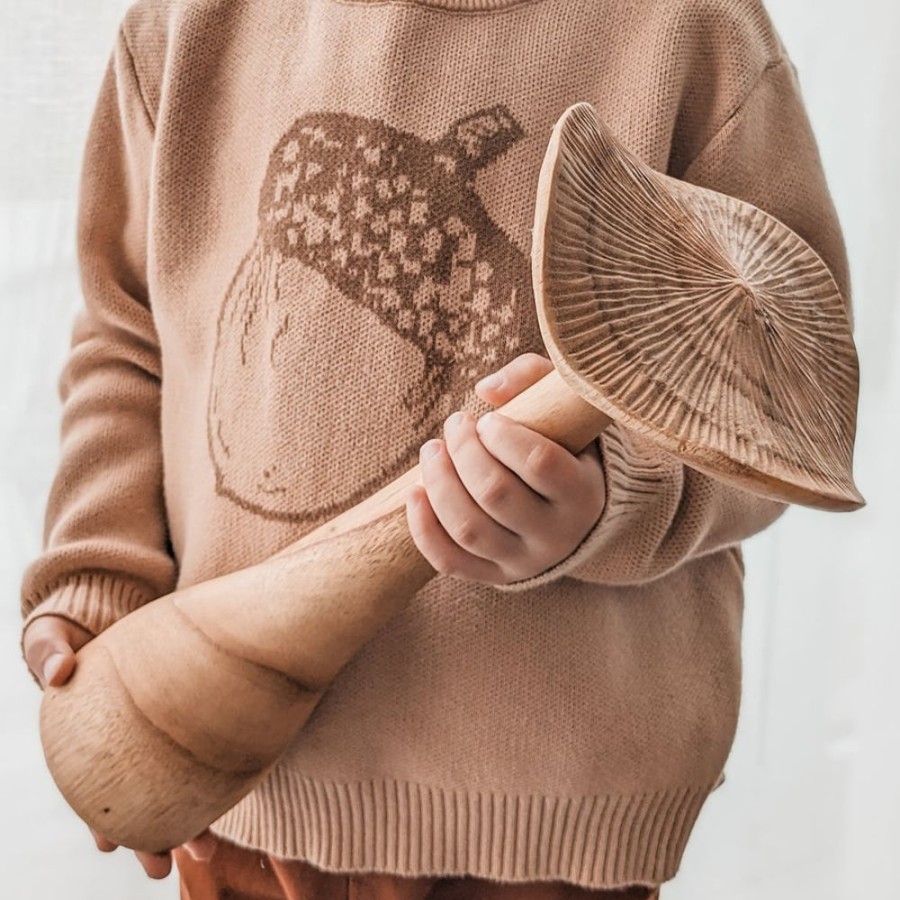 Play Artisans of Batur Village | Large Teak Mushroom