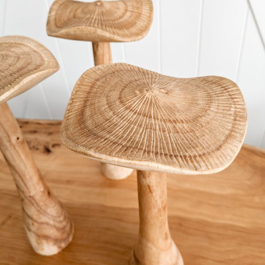 Play Artisans of Batur Village | Large Teak Mushroom