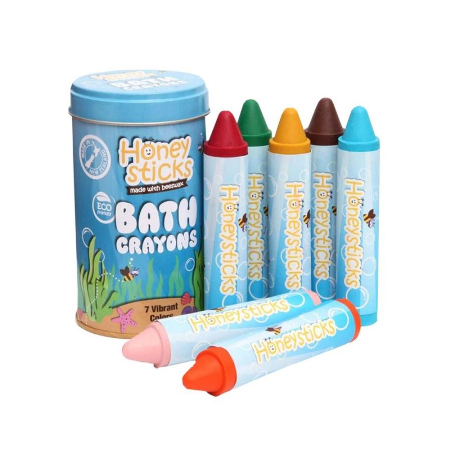 Home Honeysticks | Honeysticks Natural Beeswax Crayons | Bath Crayons