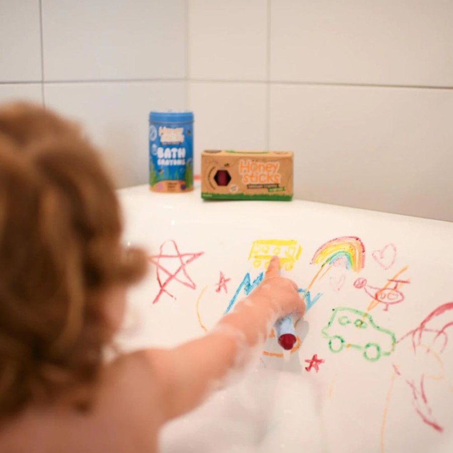 Home Honeysticks | Honeysticks Natural Beeswax Crayons | Bath Crayons