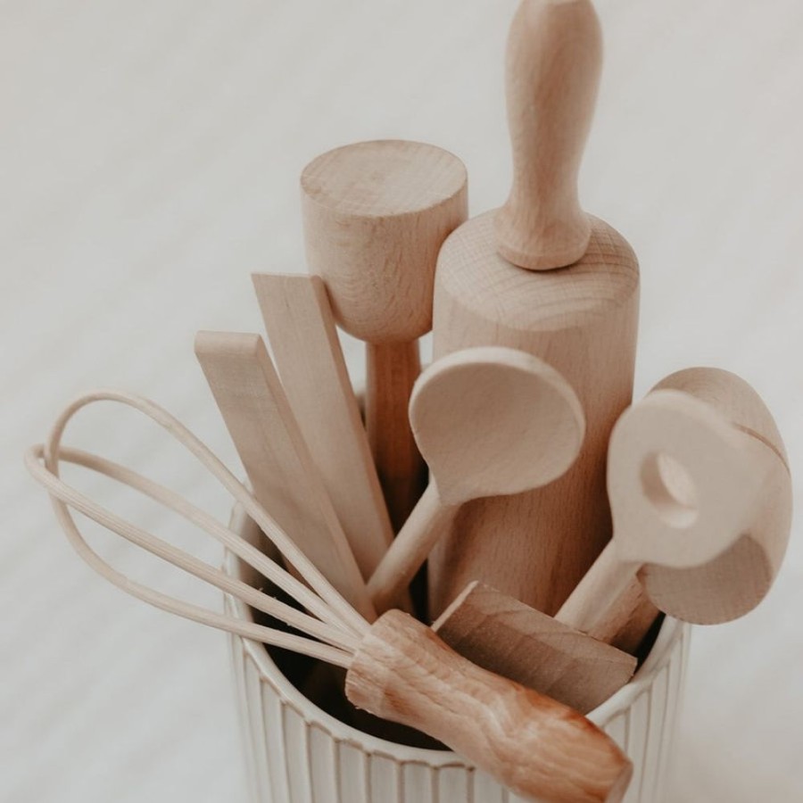 Play Fairplay | Eco Wooden Cooking And Baking Tool Set