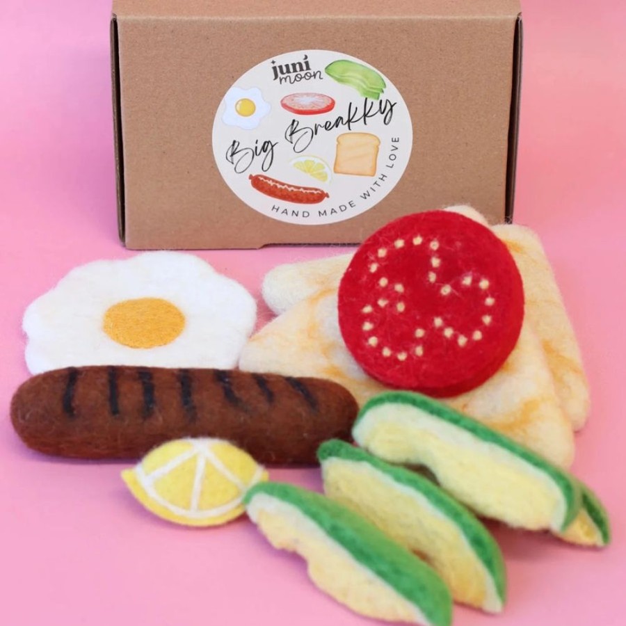 Play Juni Moon | Felt Food | Big Breakfast Set (10Pc)