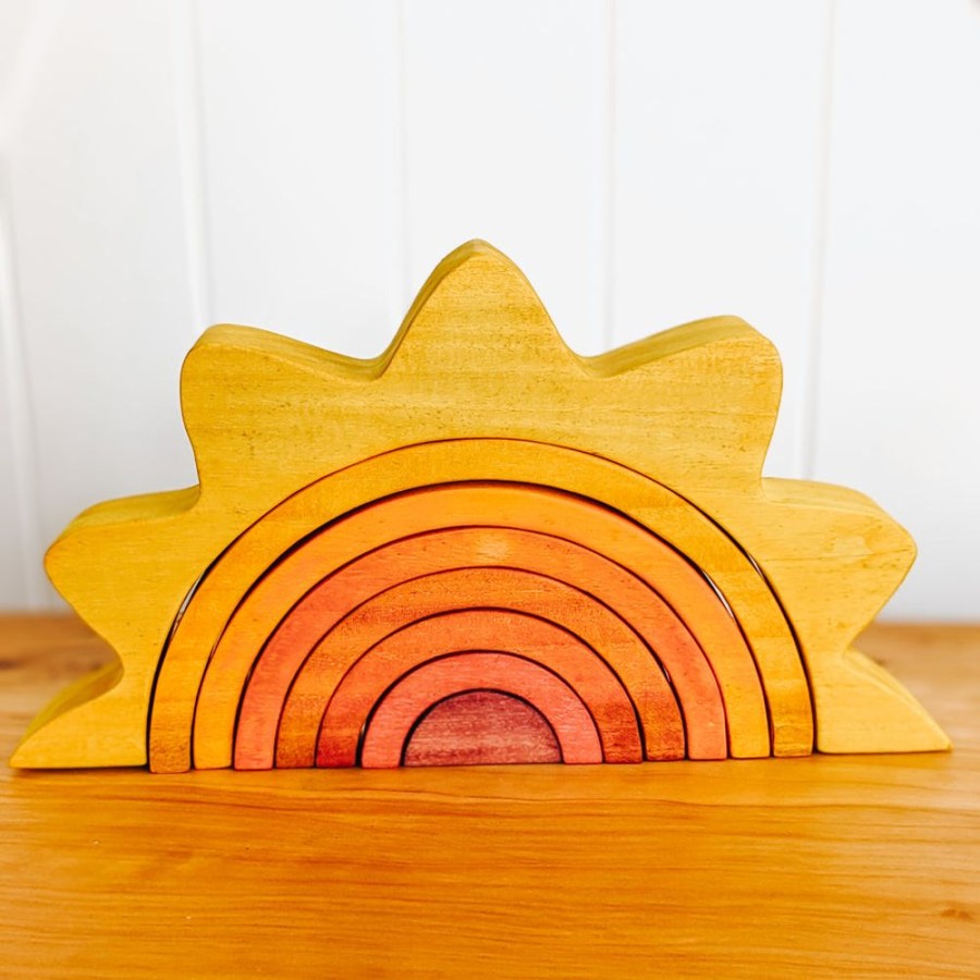 Play Artisans of Batur Village | Large Wooden Sun Stacker