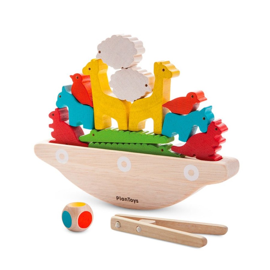 Play PlanToys | Eco Wooden Balancing Boat Game