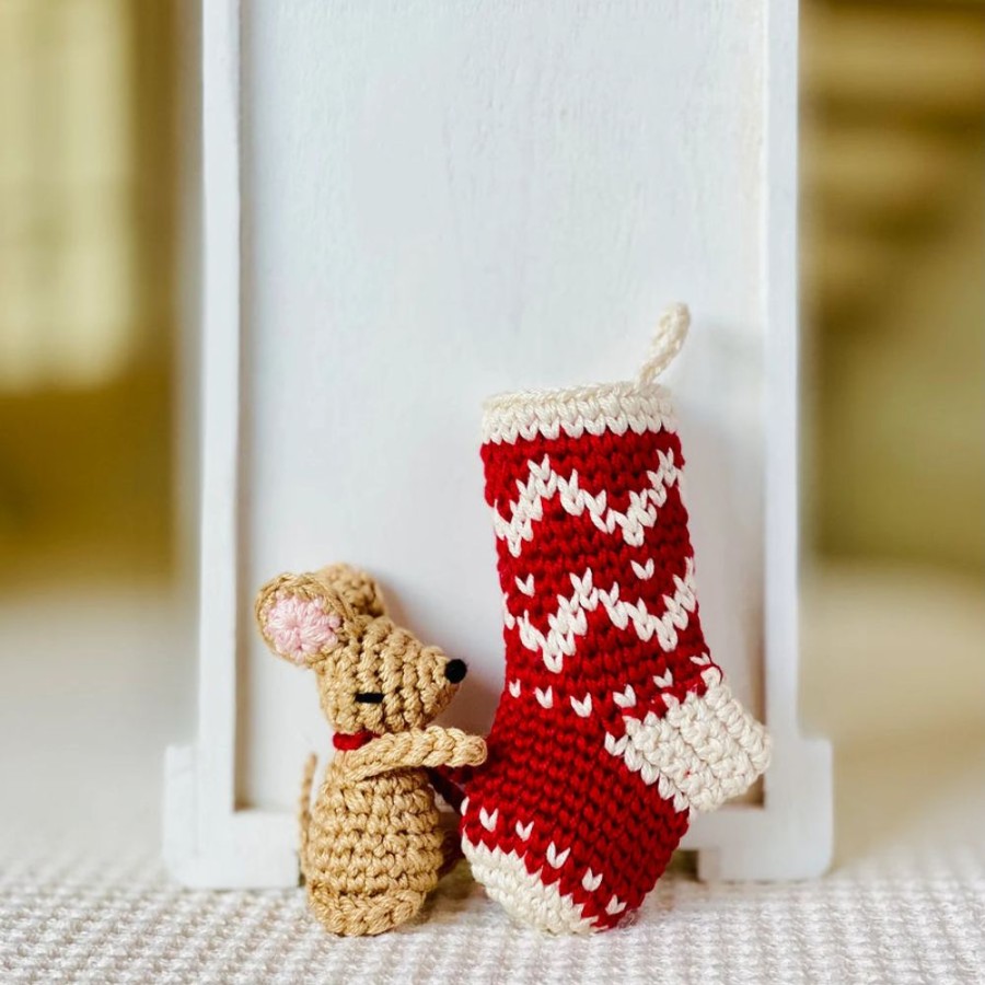 Play Above Rubies | Christmas Decor | Little Friends - Christmas Mouse