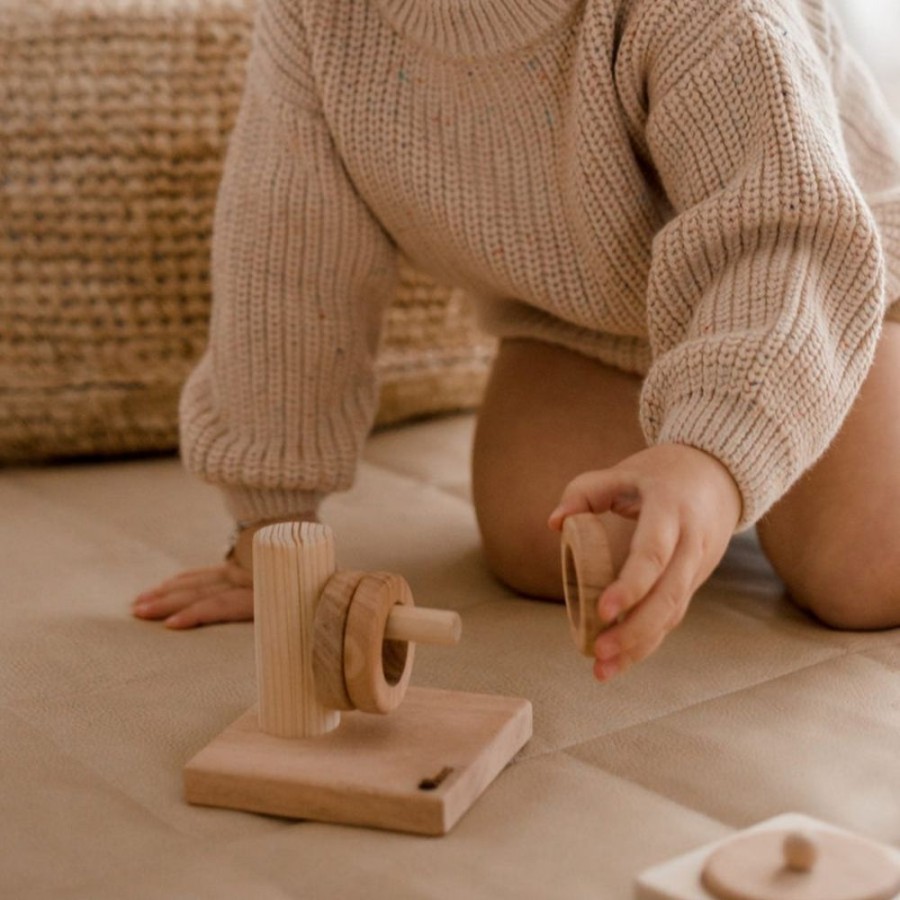 Educational Resources Q Toys | Qtoys | Montessori Horizontal Ring Hanger